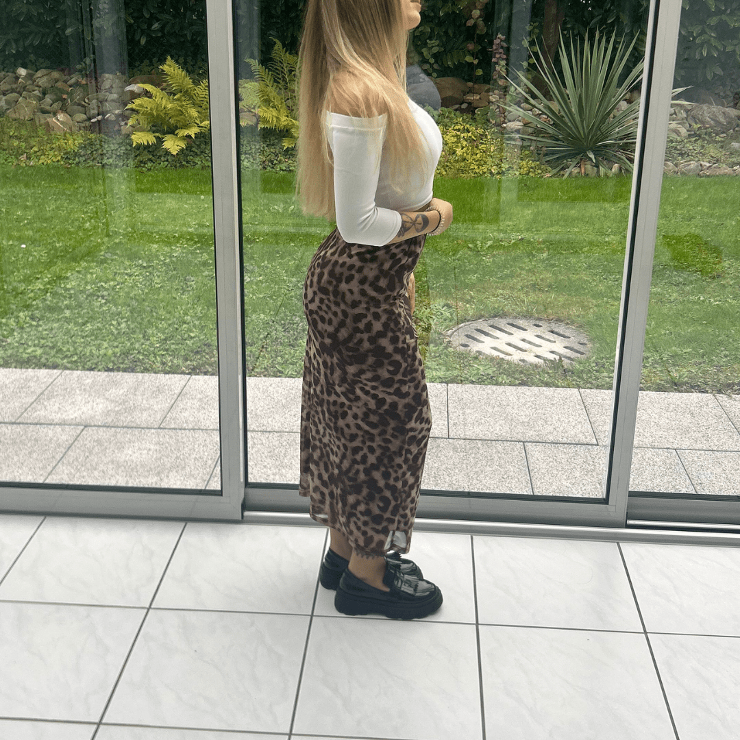 Skirt "Liora Noelle" - Midirock - The Femme Club