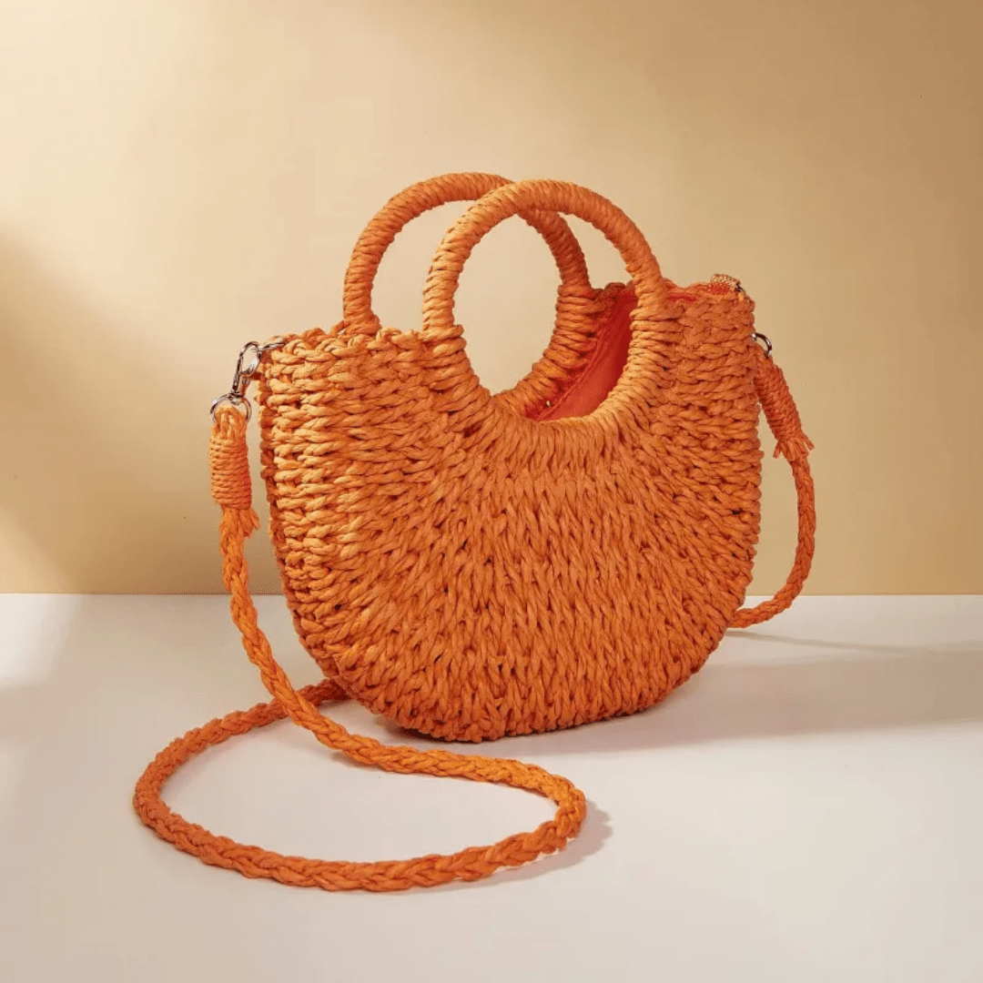 "Solmira" Halfmoon Tote - Strandtasche Damen - The Femme Club