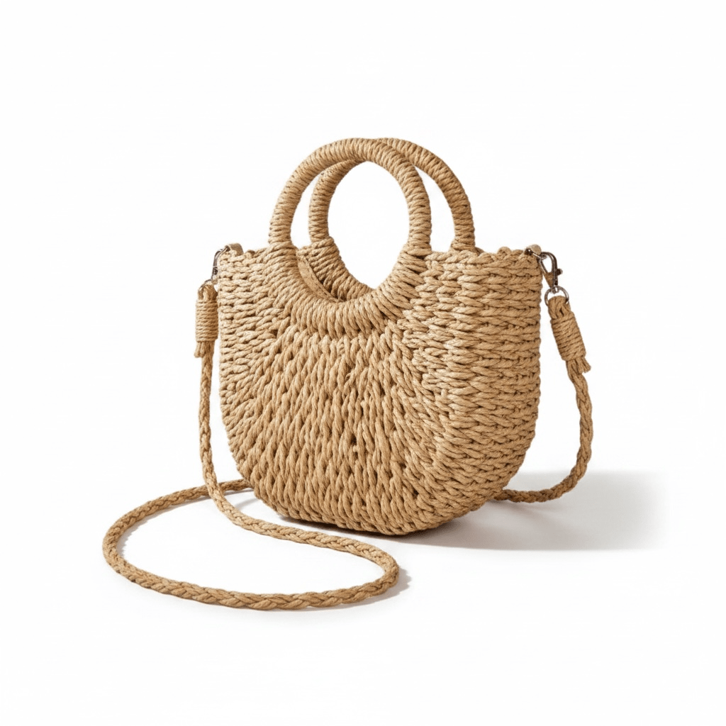 "Solmira" Halfmoon Tote - Strandtasche Damen - The Femme Club