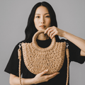 "Solmira" Halfmoon Tote - Strandtasche Damen - The Femme Club