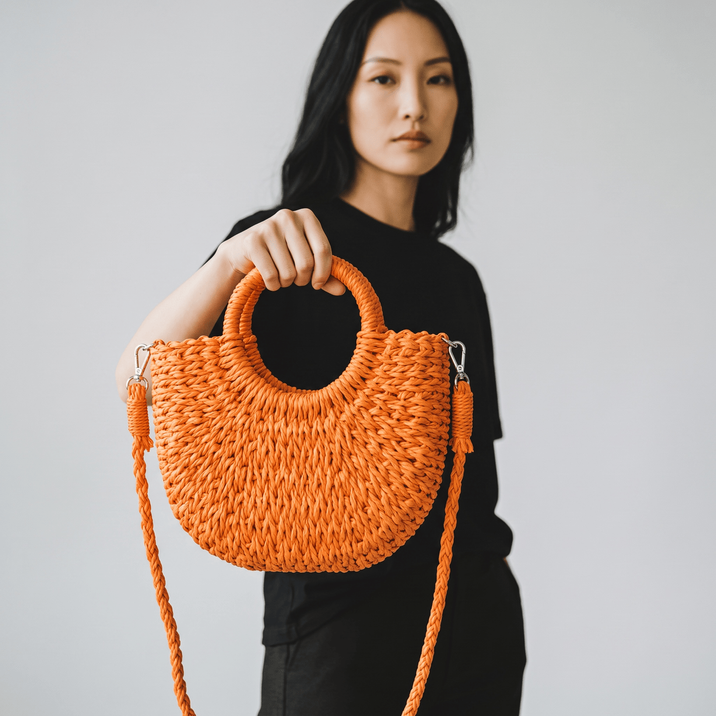 "Solmira" Halfmoon Tote - Strandtasche Damen - The Femme Club