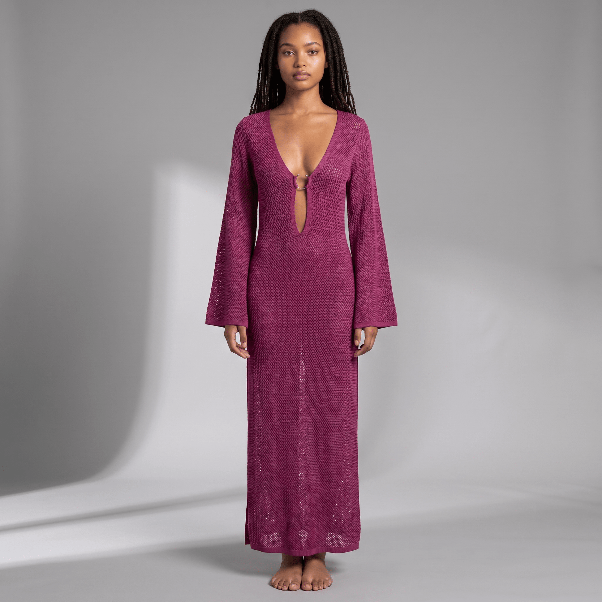 "Solvanta" Dress - Maxikleid - The Femme Club