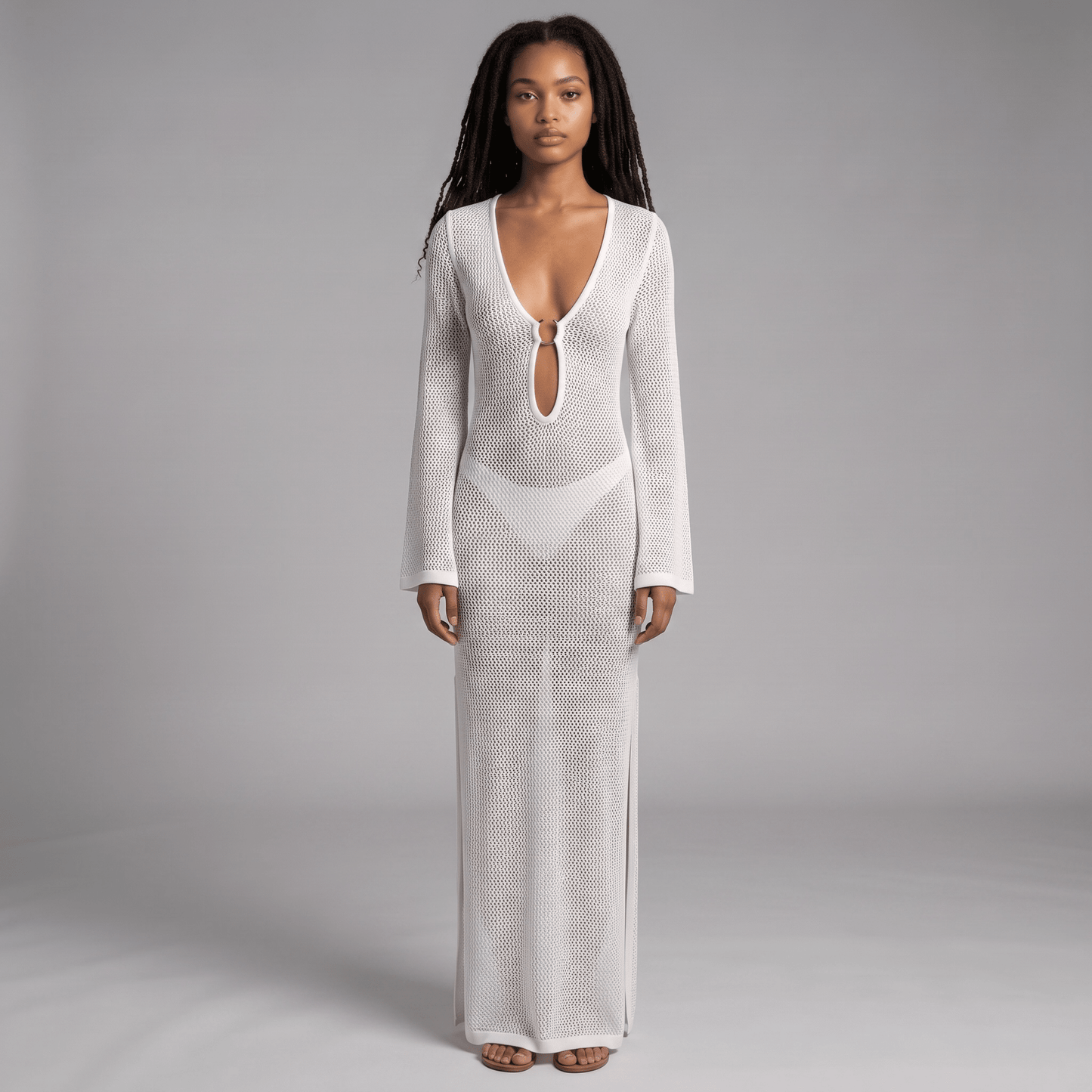 "Solvanta" Dress - Maxikleid - The Femme Club