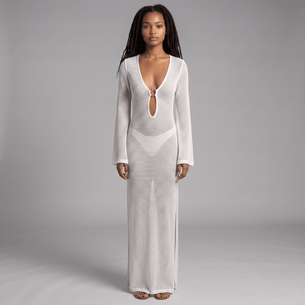 "Solvanta" Dress - Maxikleid - The Femme Club
