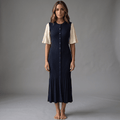 "Solvienne" Midi Dress - Midi Kleid - The Femme Club
