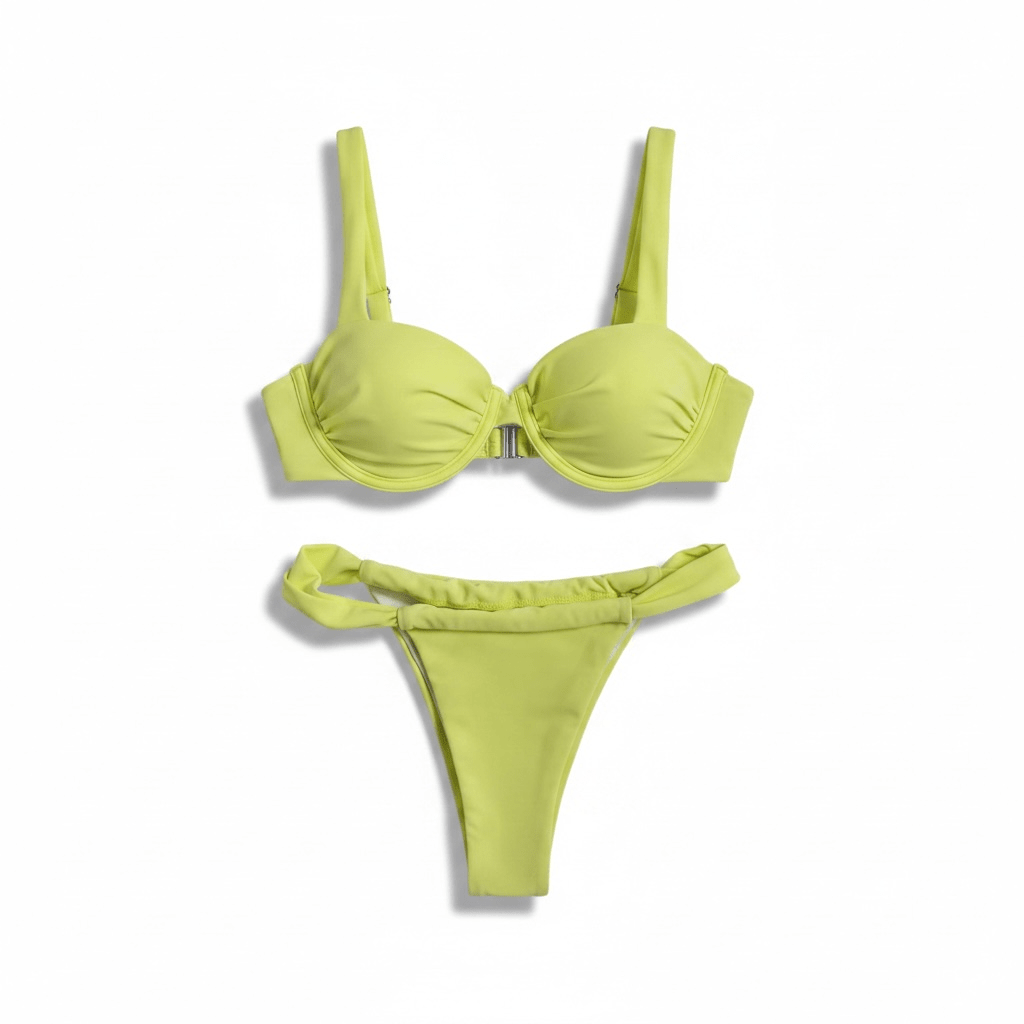 Swim Set "Elvona" - Zweiteiliges Bikini-Set mit Maxirock - The Femme Club