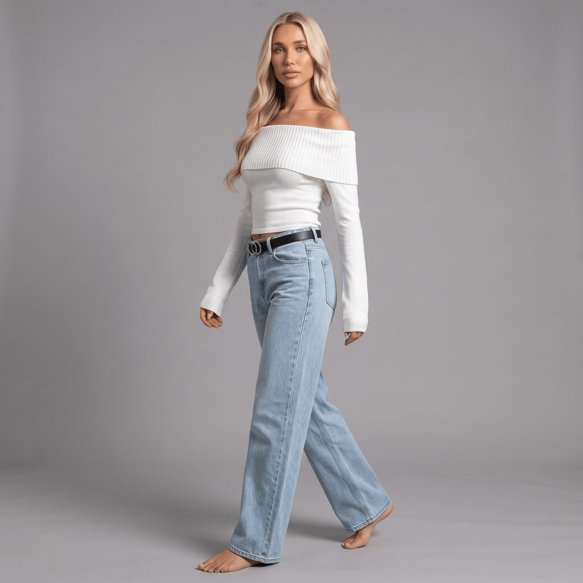 "Velurea" Off-Shoulder - Off-Shoulder Top - The Femme Club