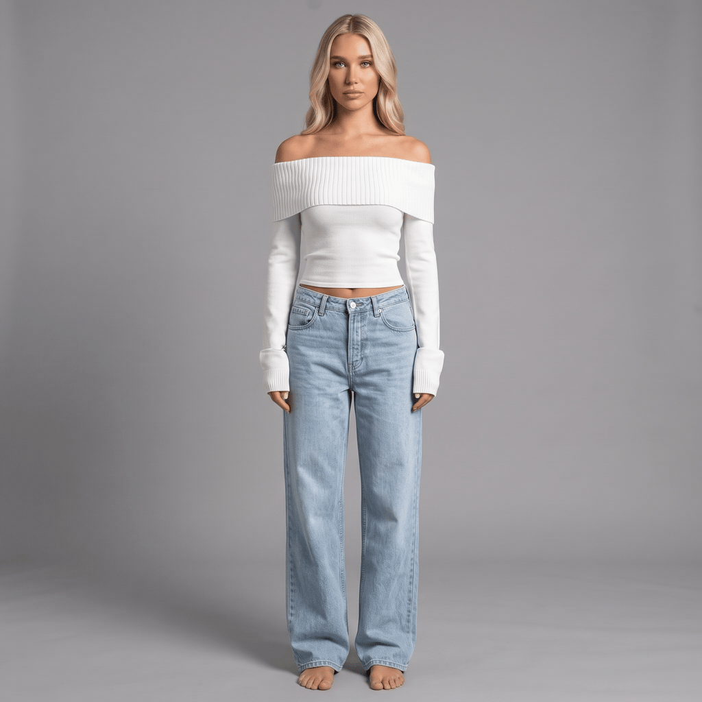 "Velurea" Off-Shoulder - Off-Shoulder Top - The Femme Club