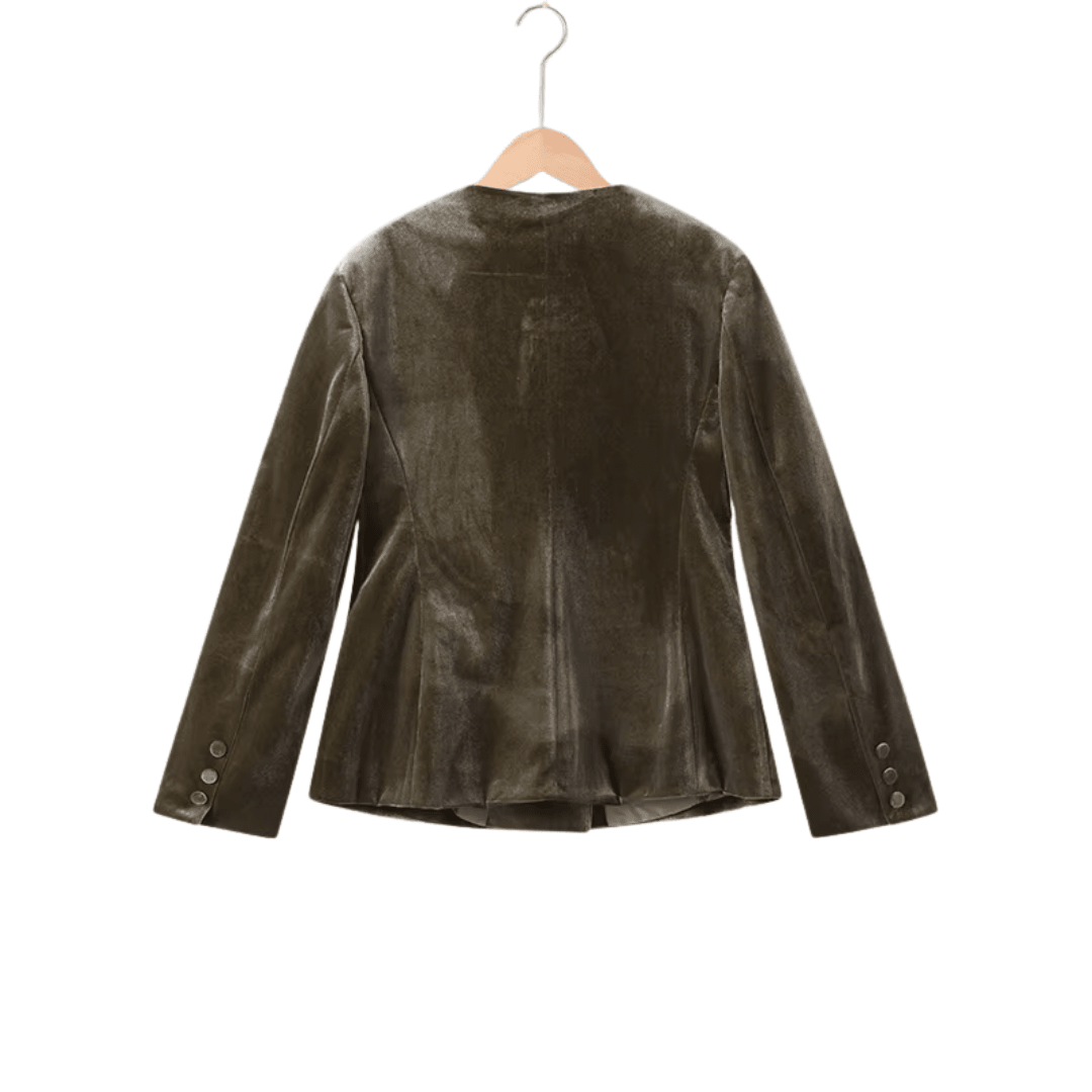 "Velvet Authority" Blazer Set - Hosenanzug - The Femme Club