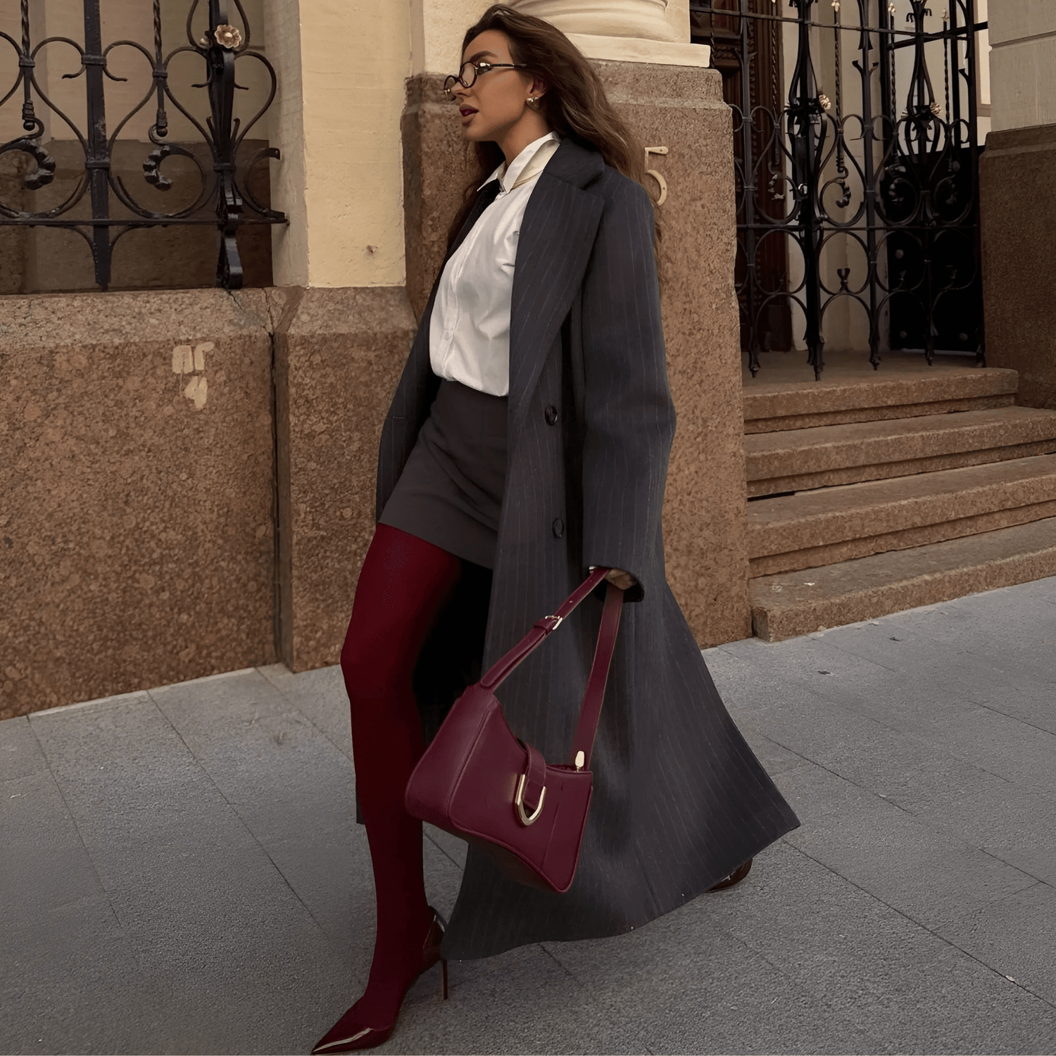 Velvet Power Tights "Élise" - Strumpfhose - The Femme Club